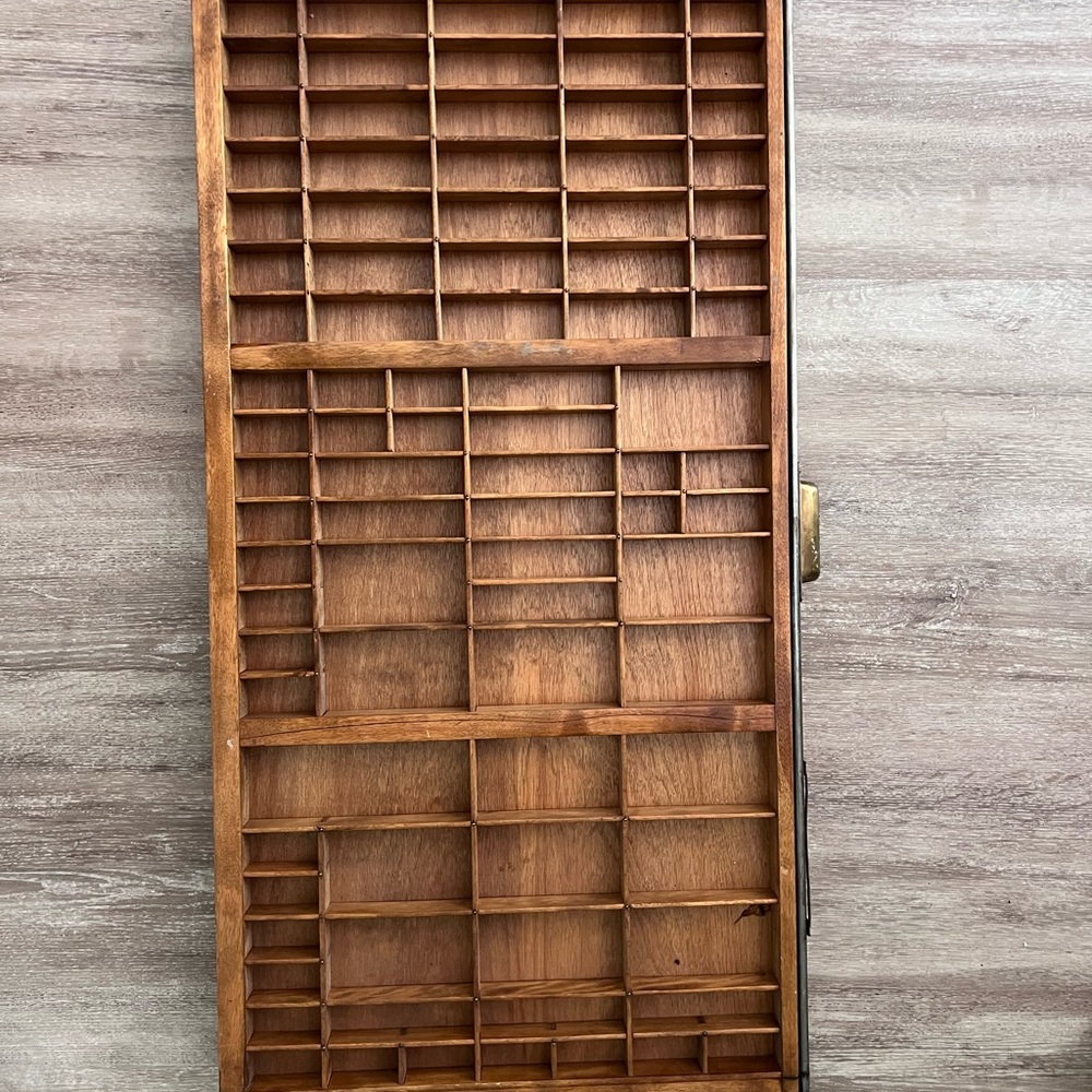 Antique Hamilton Type / Letter Drawer Vintage